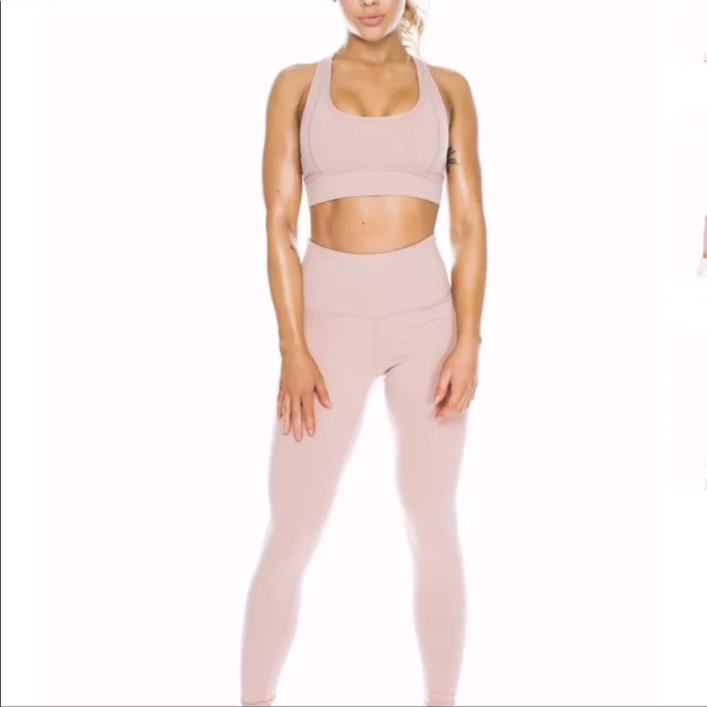 Saski rose dusty pink leggings